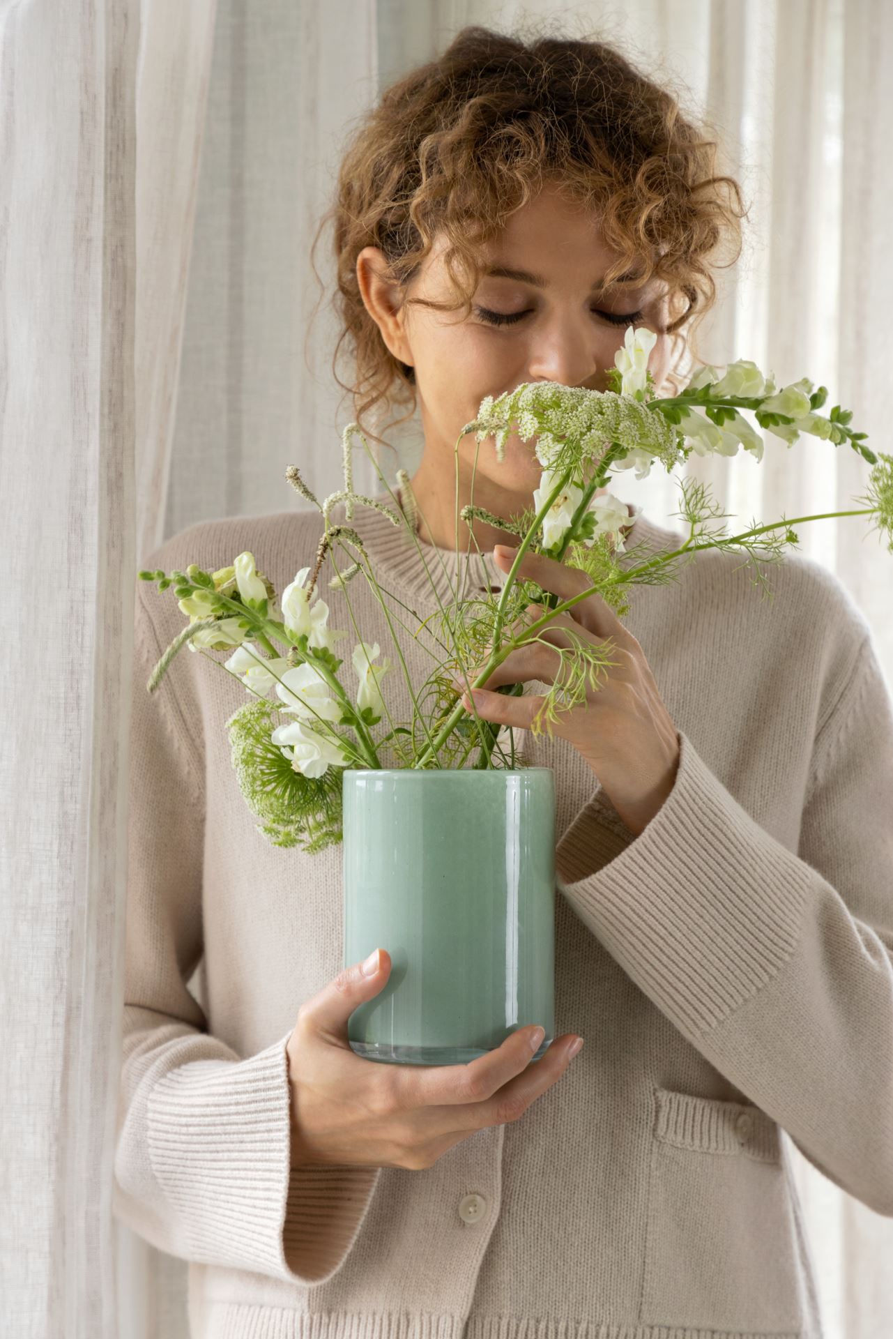 Värmeljushållare lindblomsgrön - 4