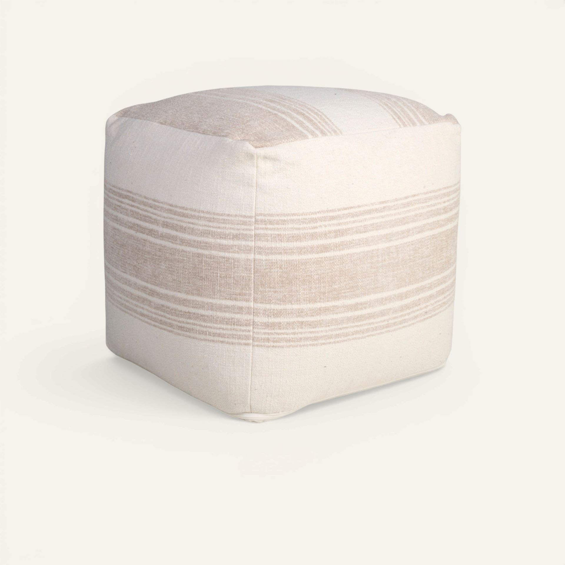 Puff silver - 40x40x40 cm silver - 1