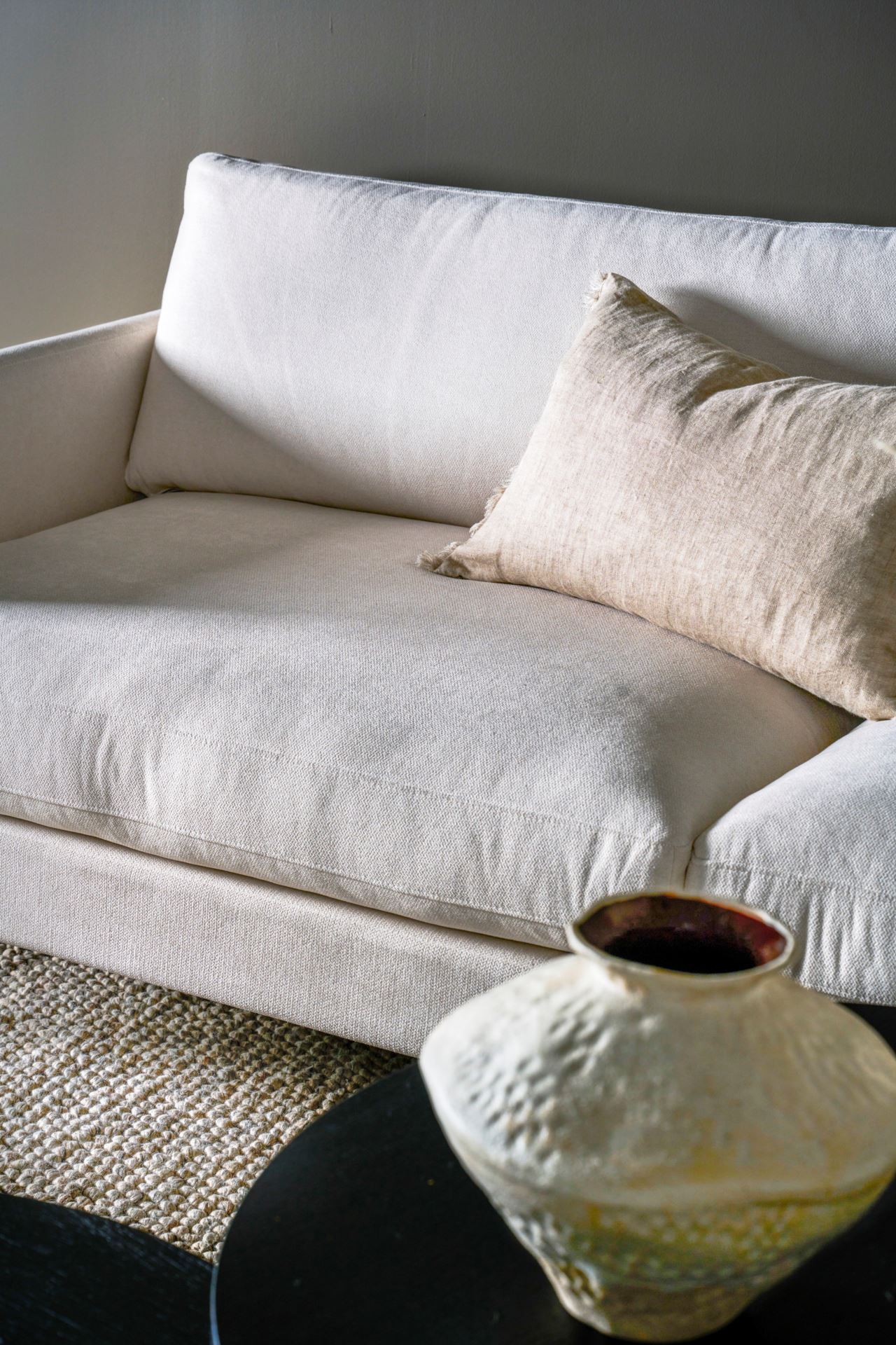 3-sits soffa vit - 10