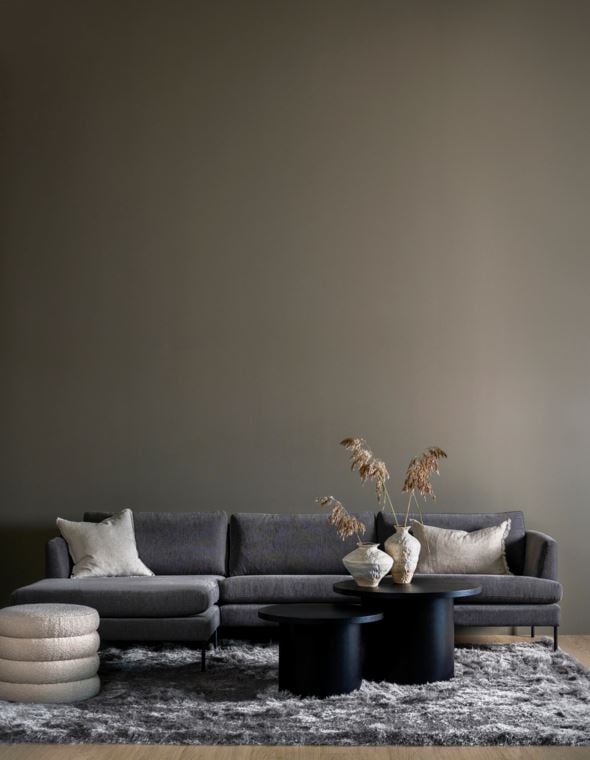 Soffa schäslong vänster grå - 300x156x80 cm grå - 1