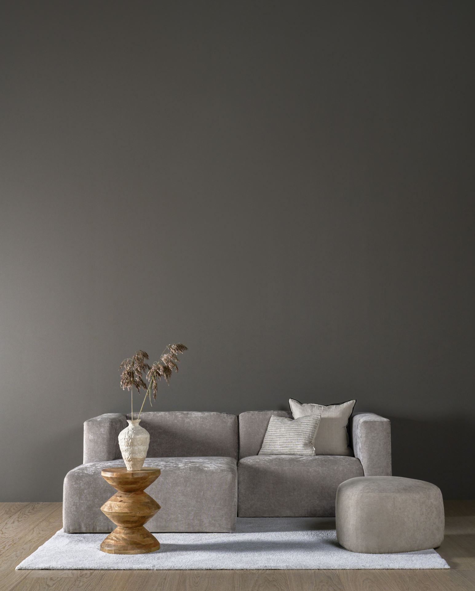 Modulsoffa schäslong vänster grå - 2