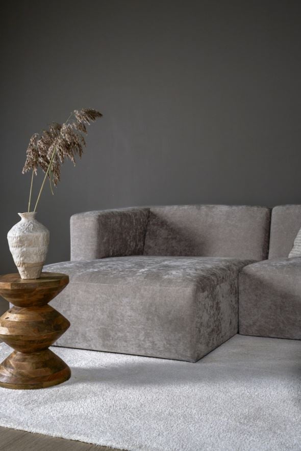 Modulsoffa 2 delar schäslong vänster grå - 6