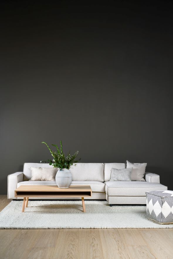 Soffa schäslong höger natur - 4