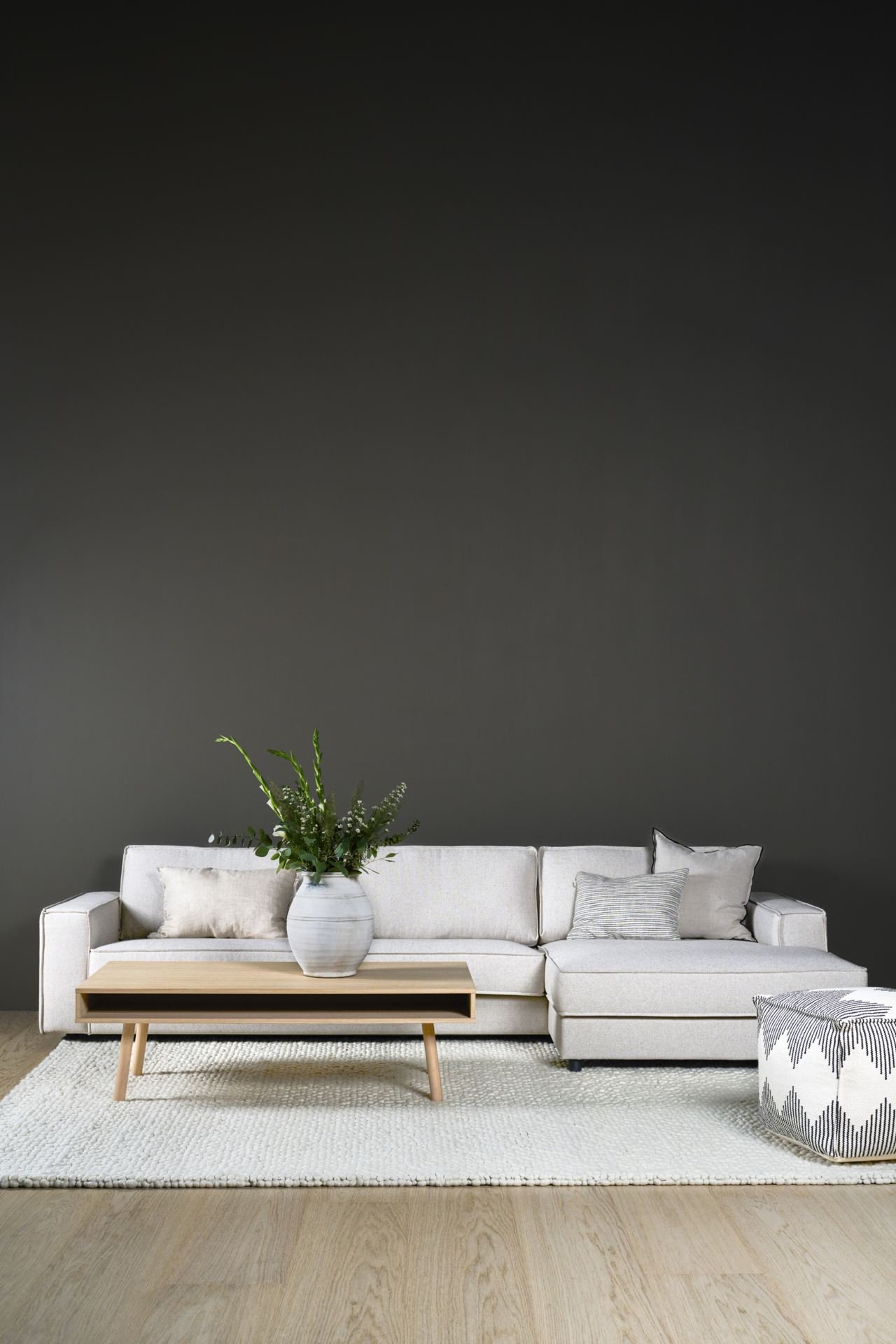 3-sitssoffa med schäslong höger natur - 4