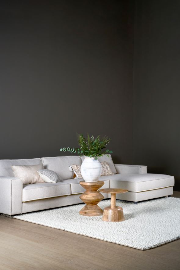 Soffa schäslong höger natur - 6