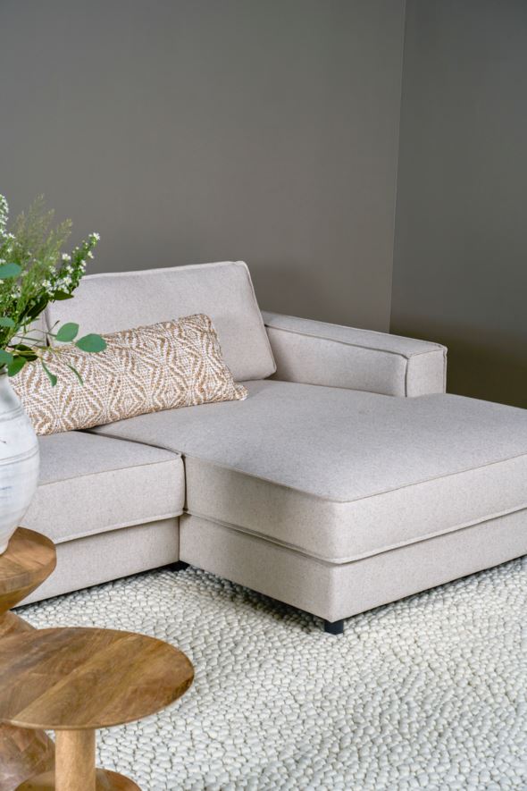 Soffa schäslong höger natur - 7