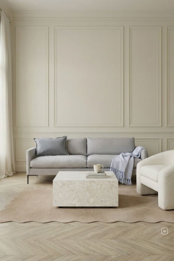 3-sits soffa ljusgrå - 4