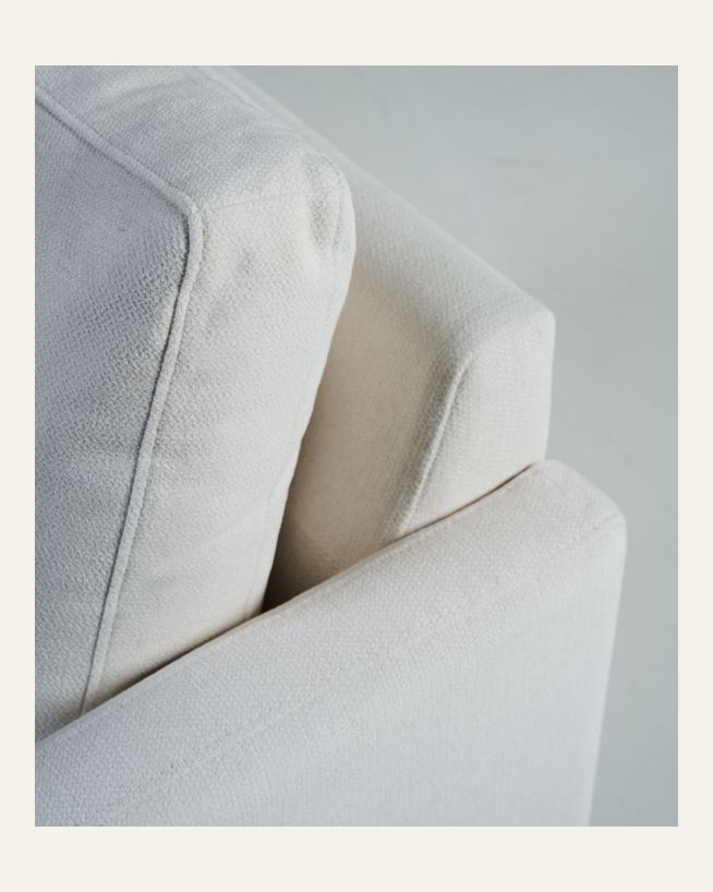 3-sits soffa vit - 227x100x83 cm vit - 1