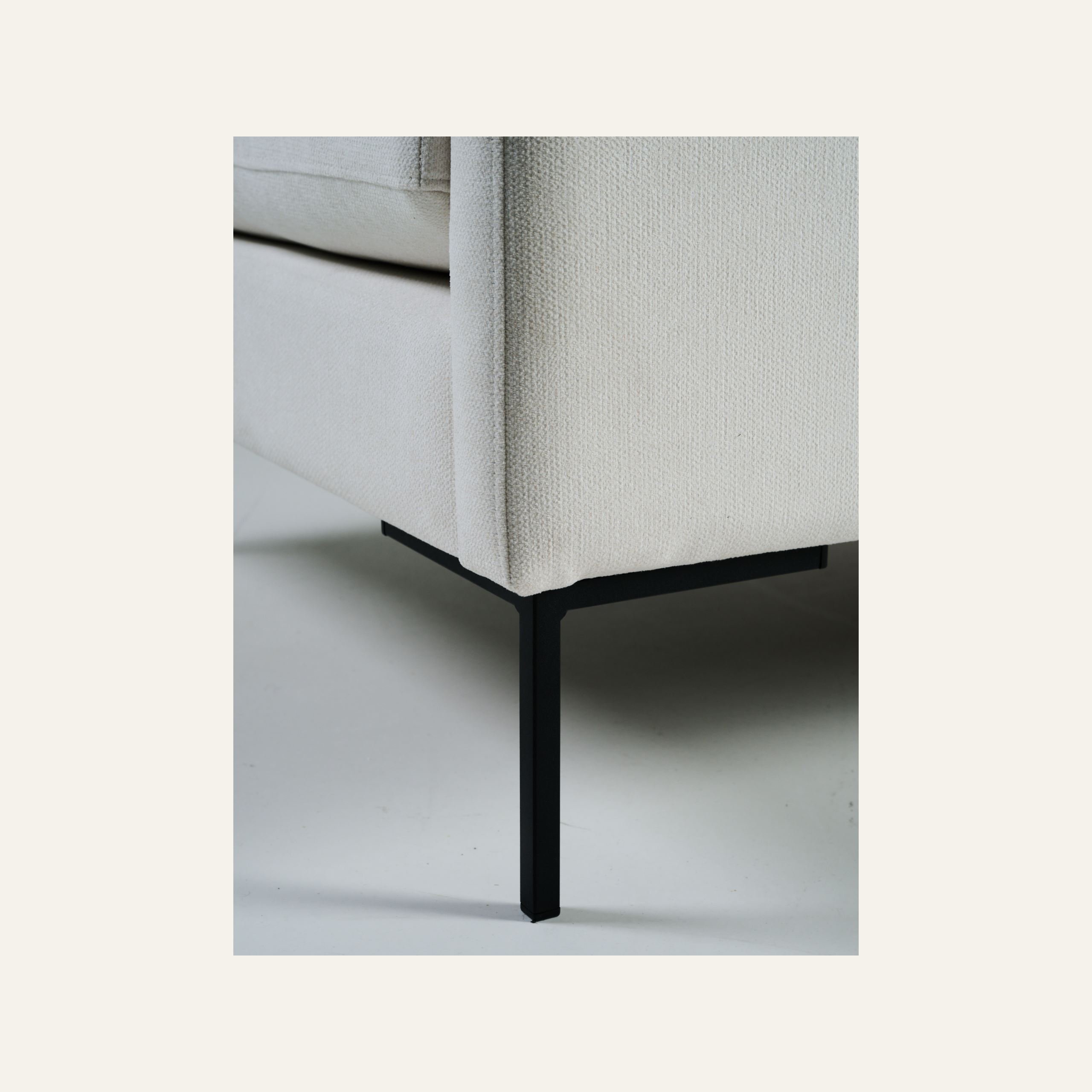 3-sits soffa vit - 5