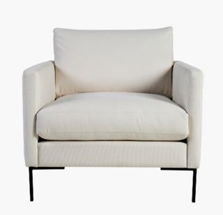 Sofia loungestol vit