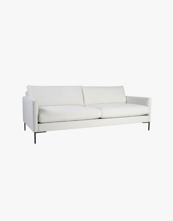 3-sits soffa vit - 227x100x83 cm vit - 1