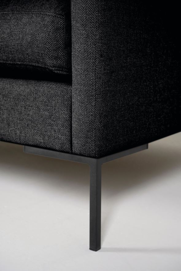 3-sits soffa svart - 10