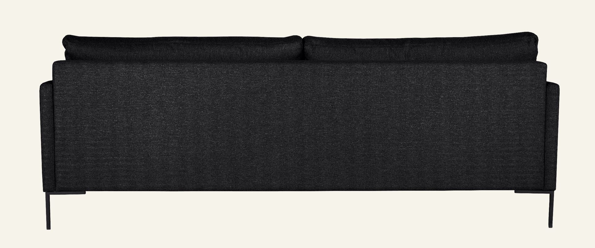 3-sits soffa svart - 2