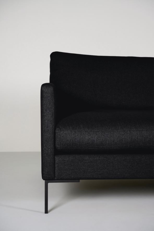 3-sits soffa svart - 8