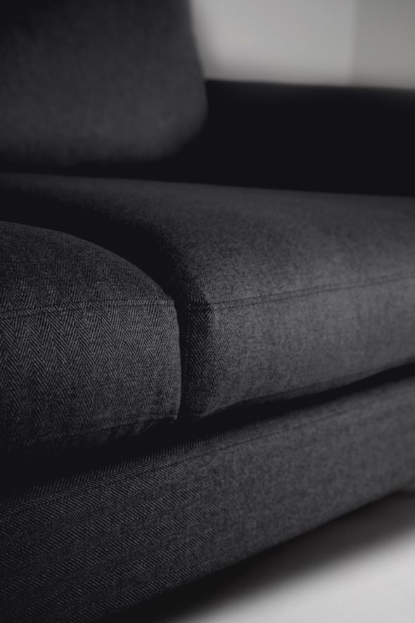 3-sits soffa svart - 6