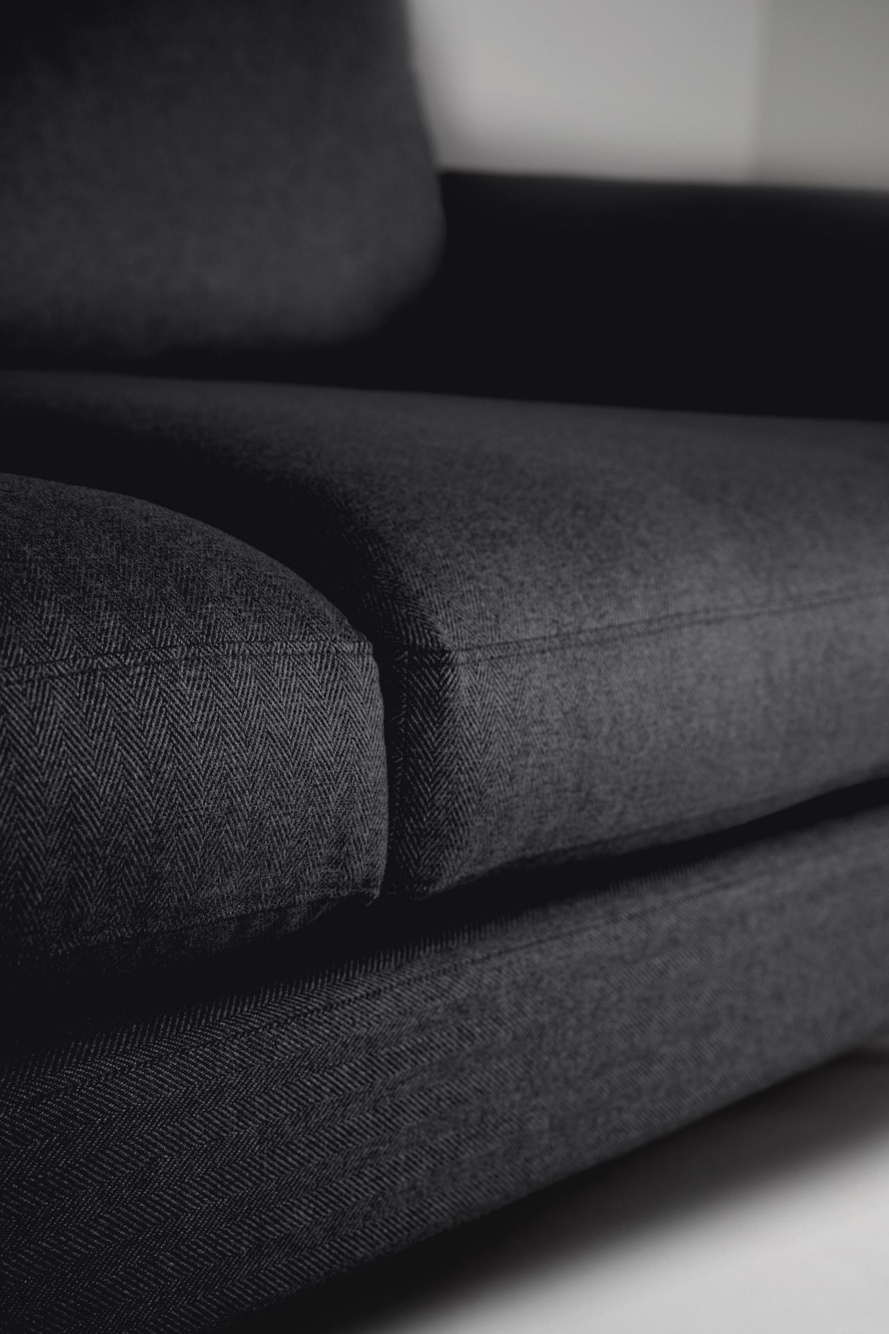 3-sits soffa svart - 6