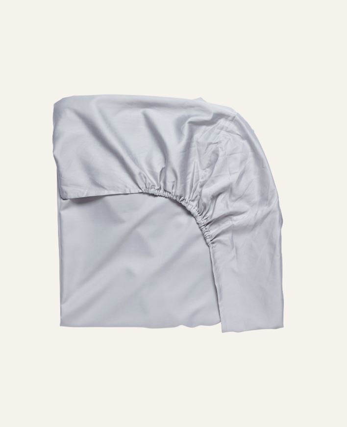 Dra-på-lakan ljusgrå - 90x200 cm ljusgrå - 1