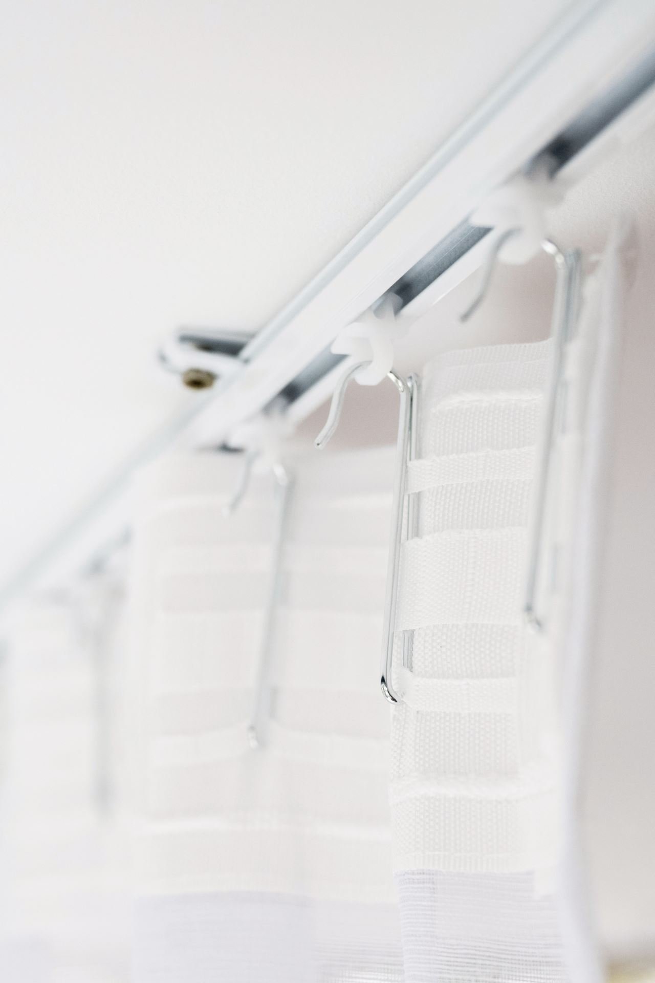 Gardinkrokar, höga stål - 13