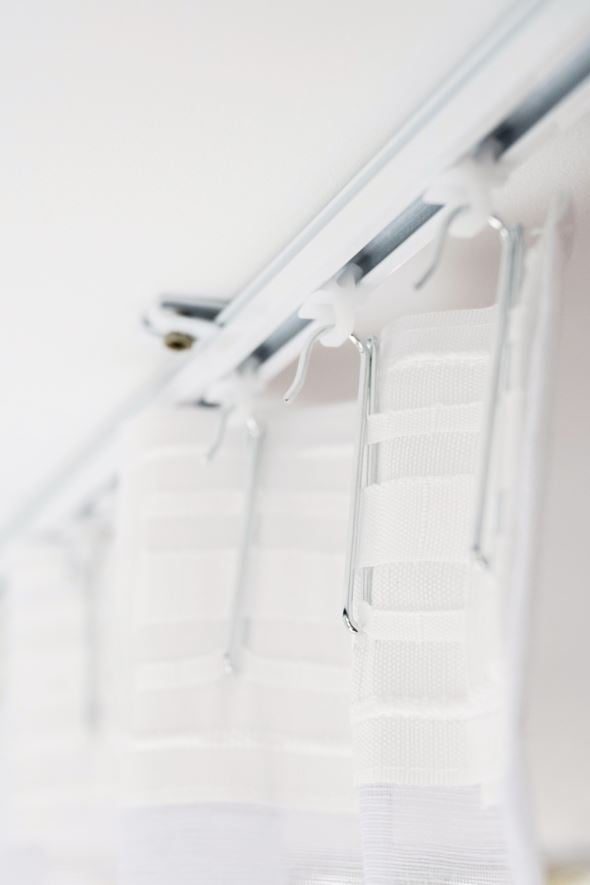 Gardinkrokar, höga stål - 13