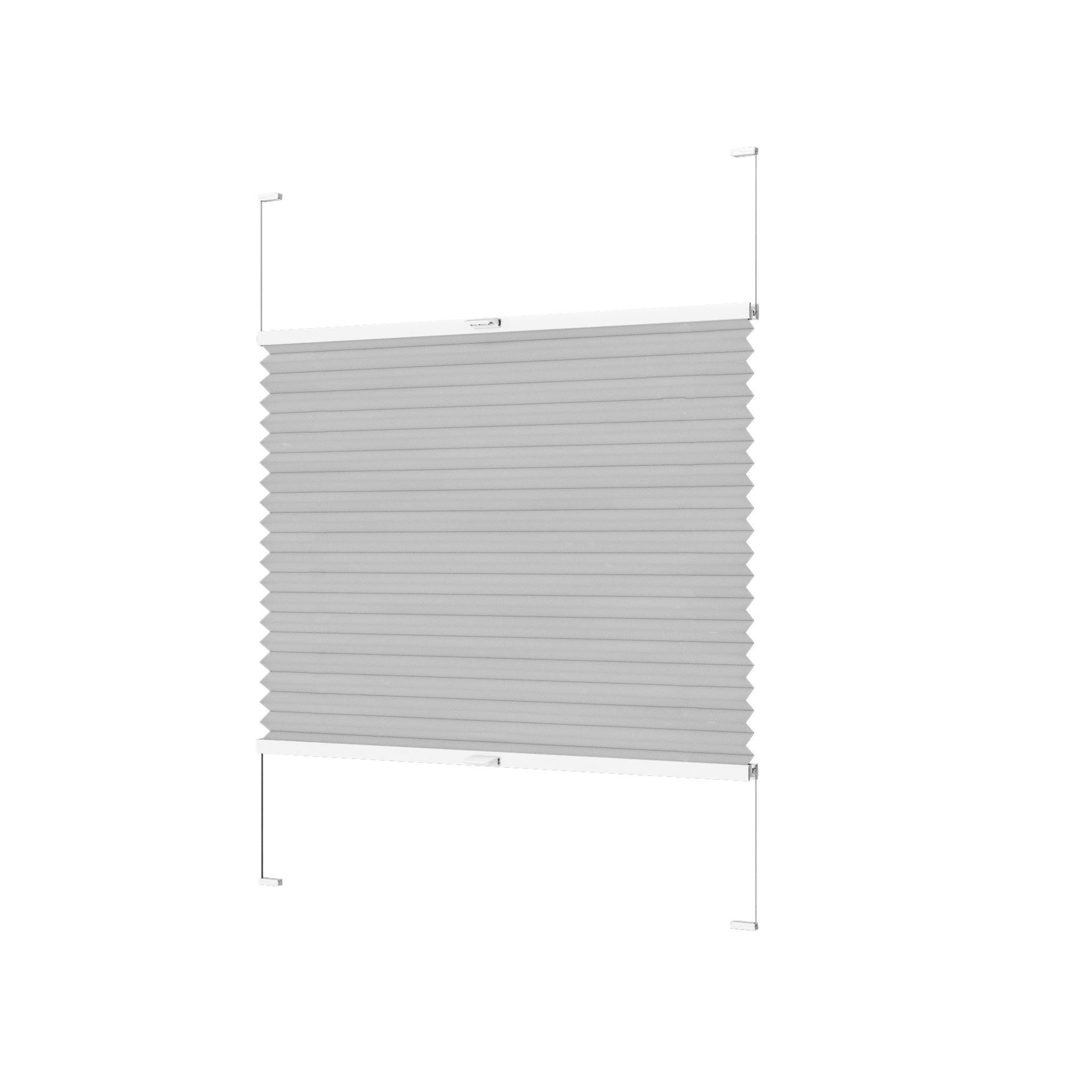 Premium upp&ned dubbel plisségardin 25mm multi - 2