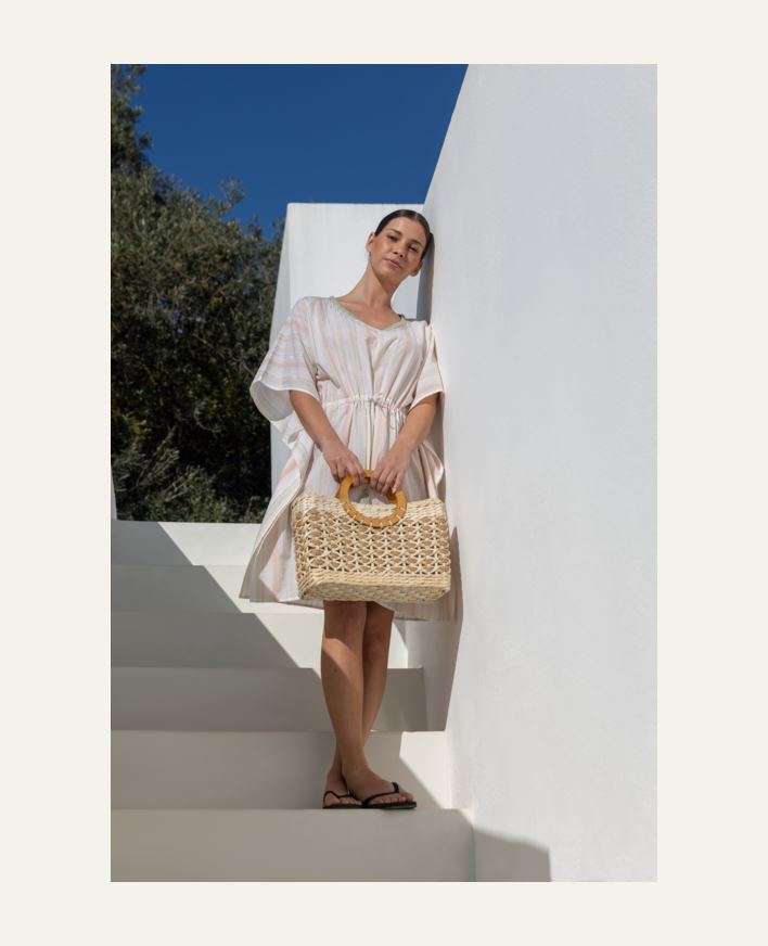 Stråväska natur - 36x24 cm natur - 1