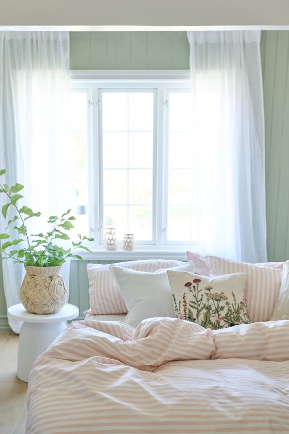 Påslakanset i bomull rosa - 3