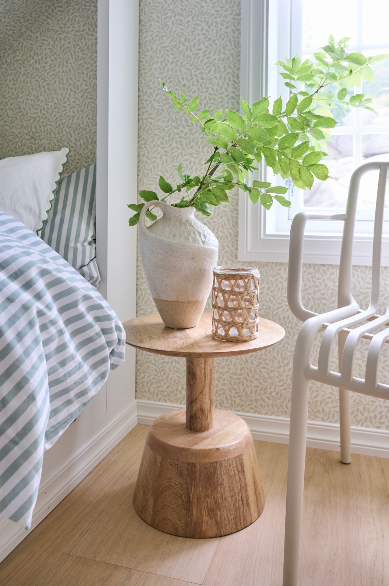 Påslakanset i bomull grön - 4