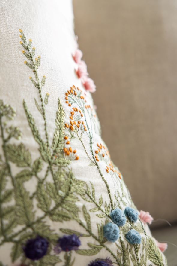 Prydnadskudde offwhite - 3