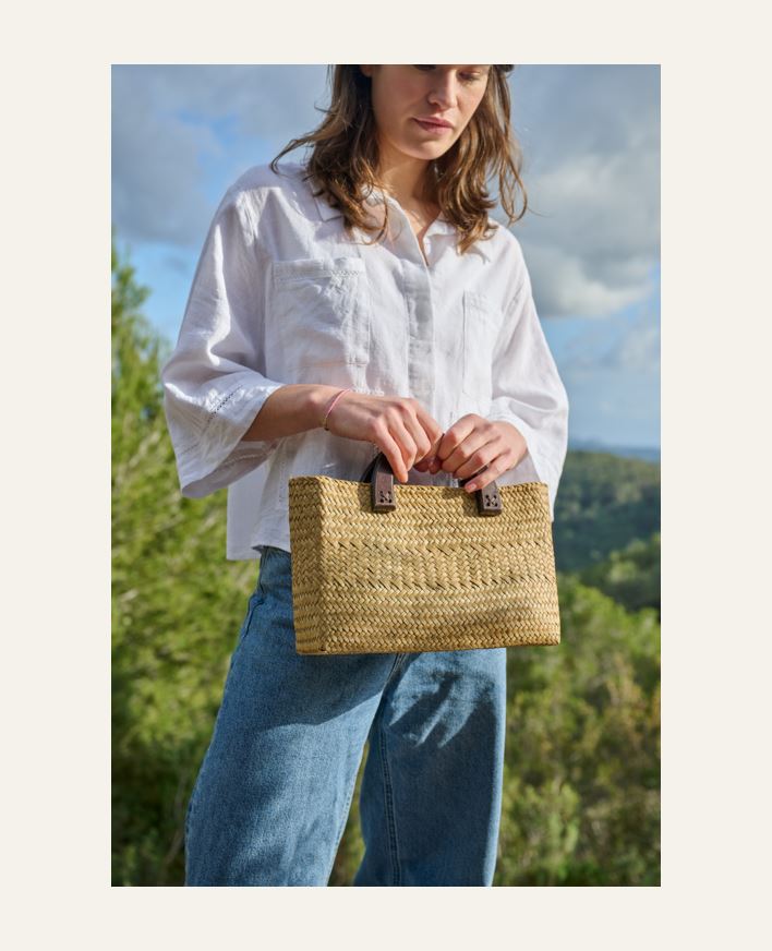 Stråväska natur - one size natur - 1