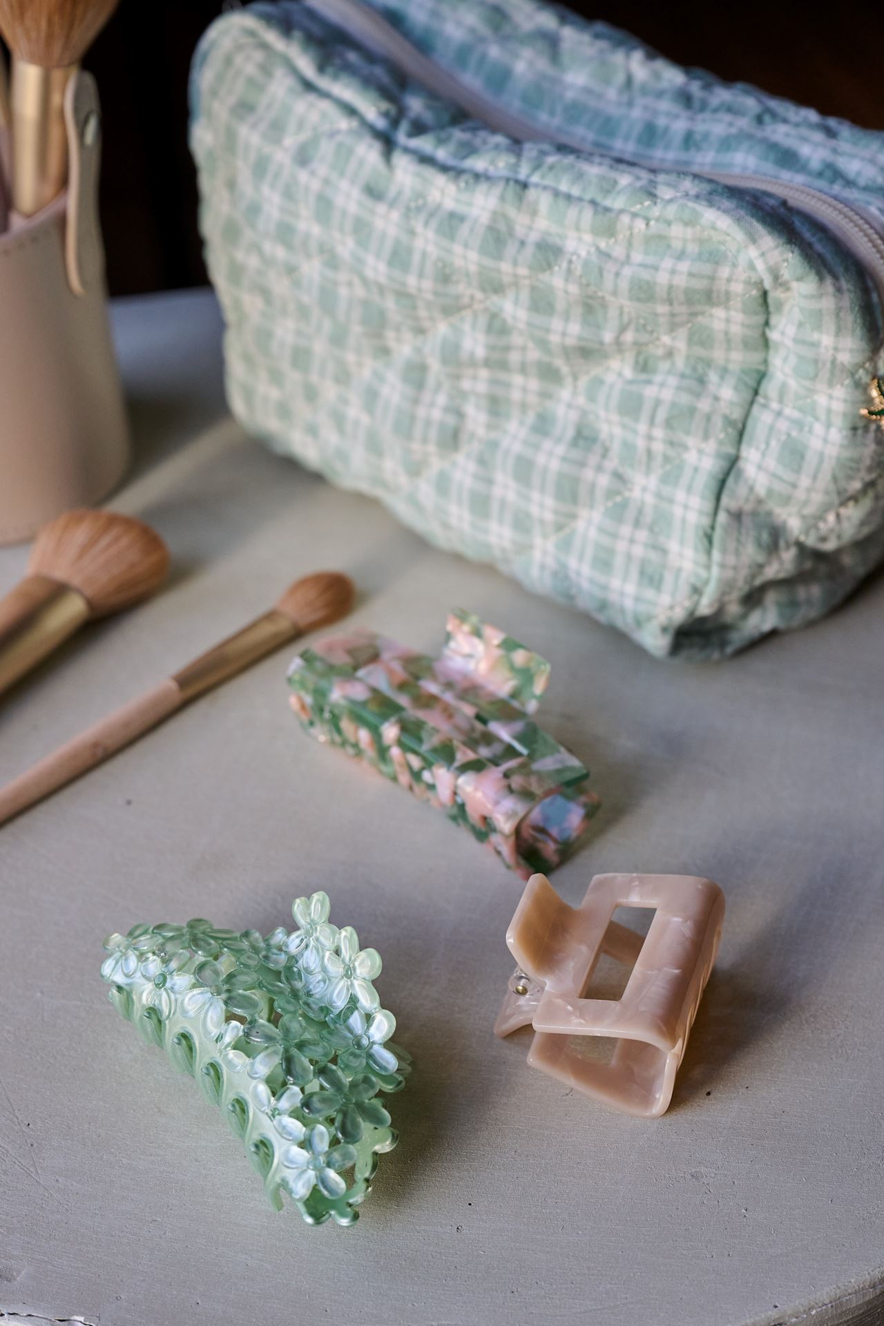 Hårklämma ljusgrön - 2