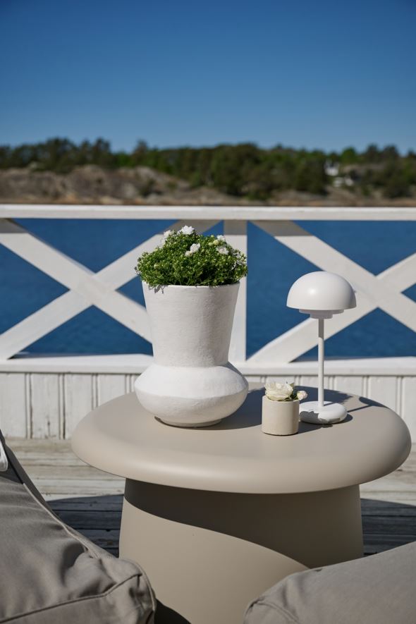 Batteridriven lampa vit - 2