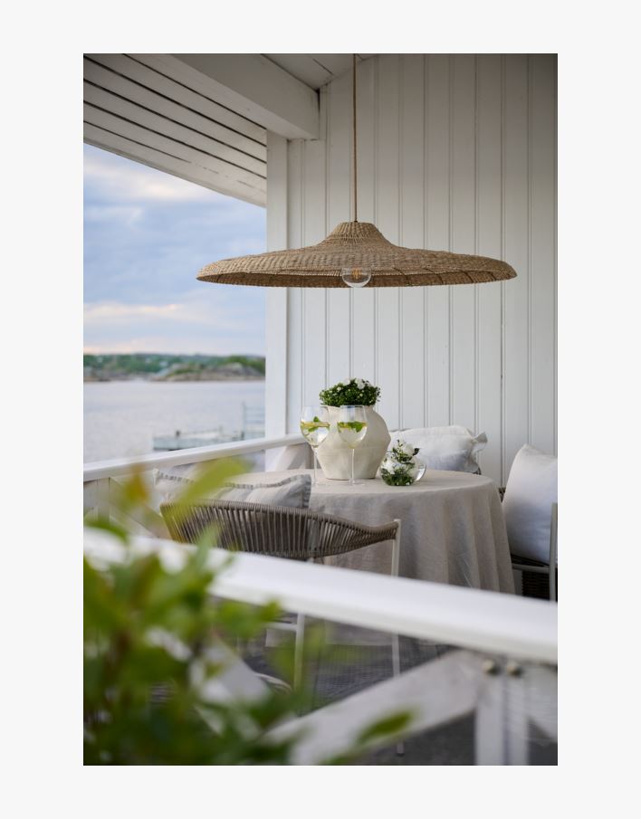 Lampskärm natur - 18 cm ø100 natur - 1