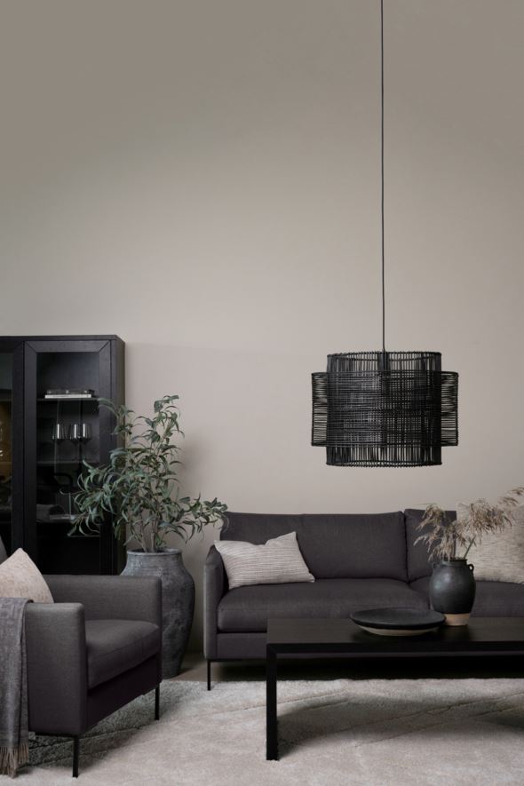 3-sits soffa svart - 227x100x83 cm svart - 1