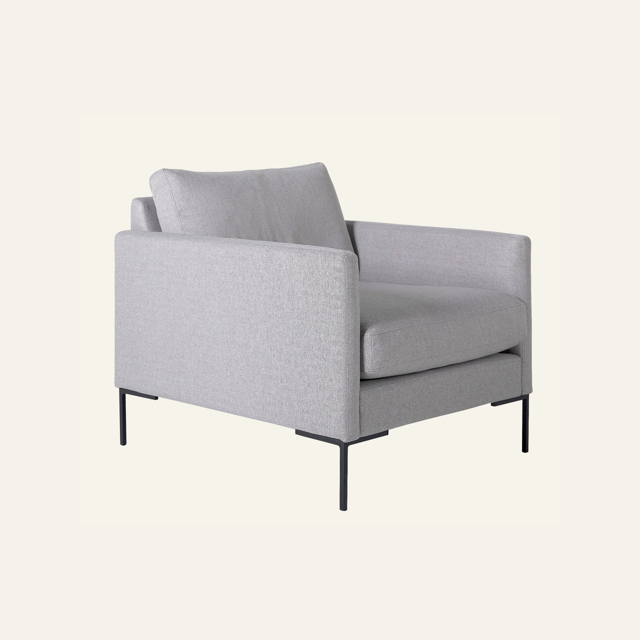 Fåtölj ljusgrå - 6