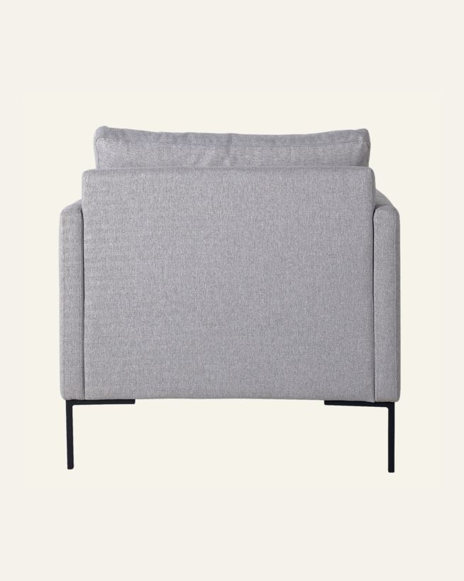 Fåtölj ljusgrå - 86x95x83 cm ljusgrå - 1