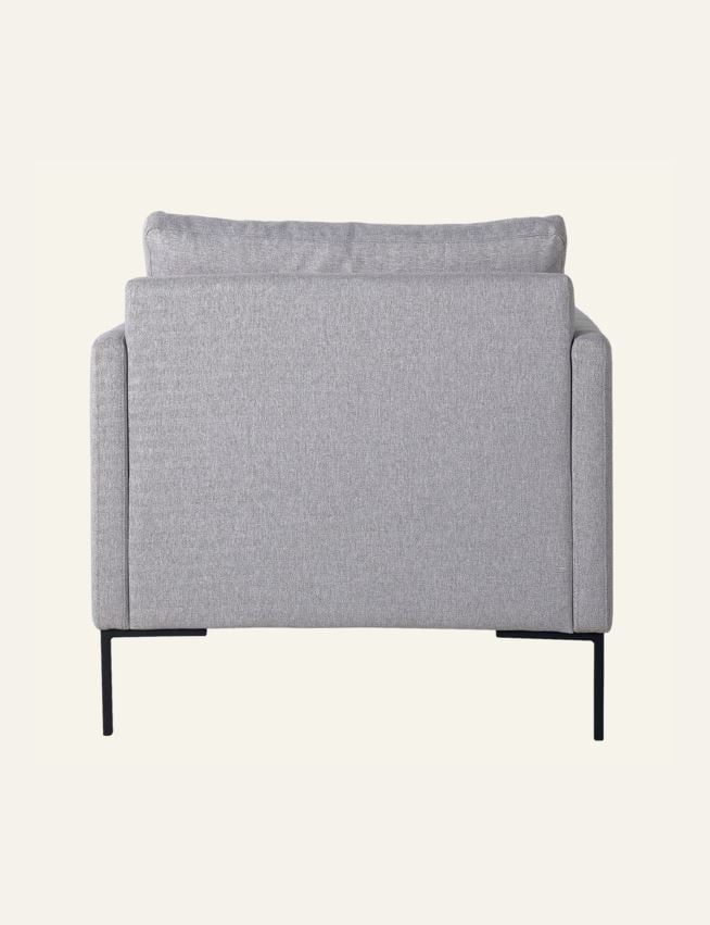 Fåtölj ljusgrå - 5