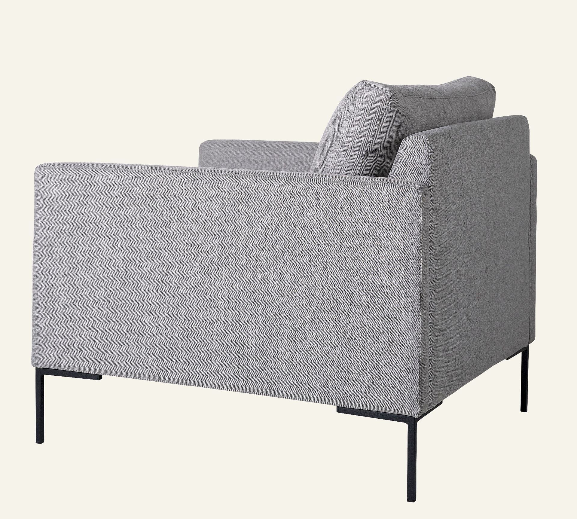 Fåtölj ljusgrå - 8