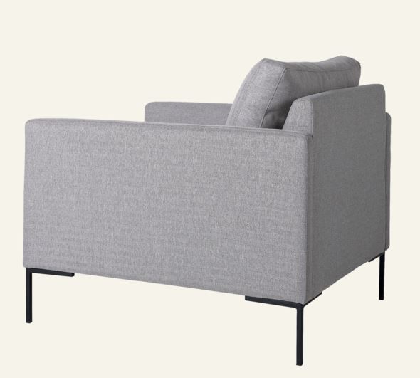 Fåtölj ljusgrå - 8