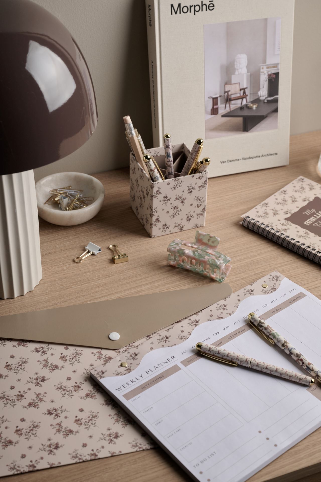 Veckoplanerare multi/beige - 2