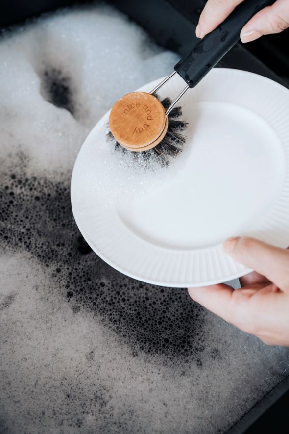 Diskborste svart - 6