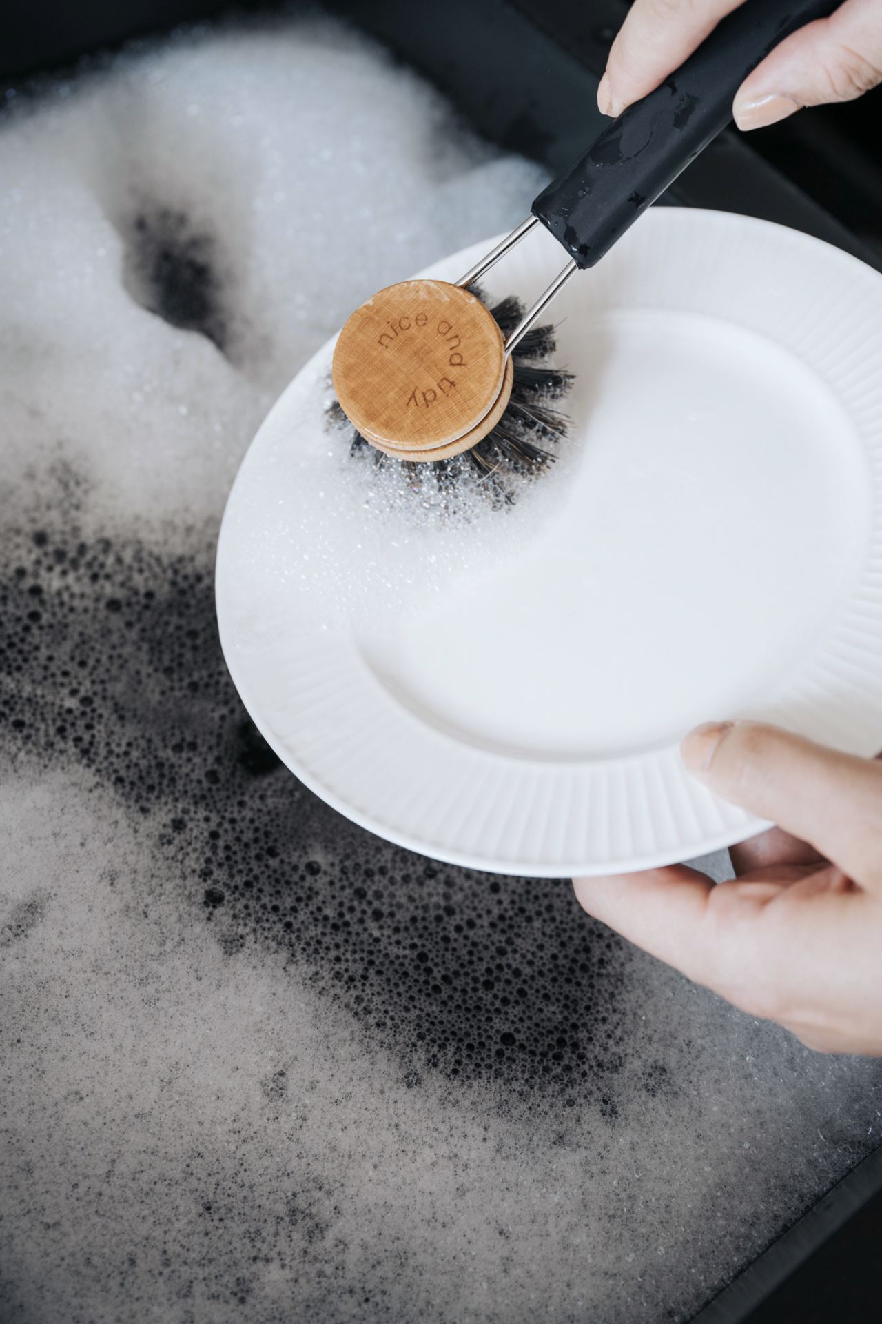 Diskborste svart - 6