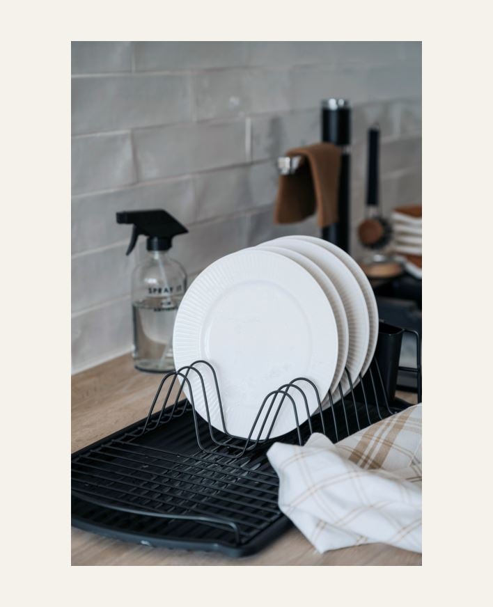 Diskställ svart - 26,5x47,5x11 cm svart - 1