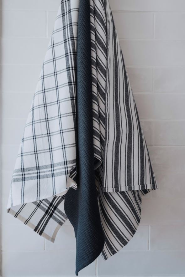 Kökshandduk svart - 2