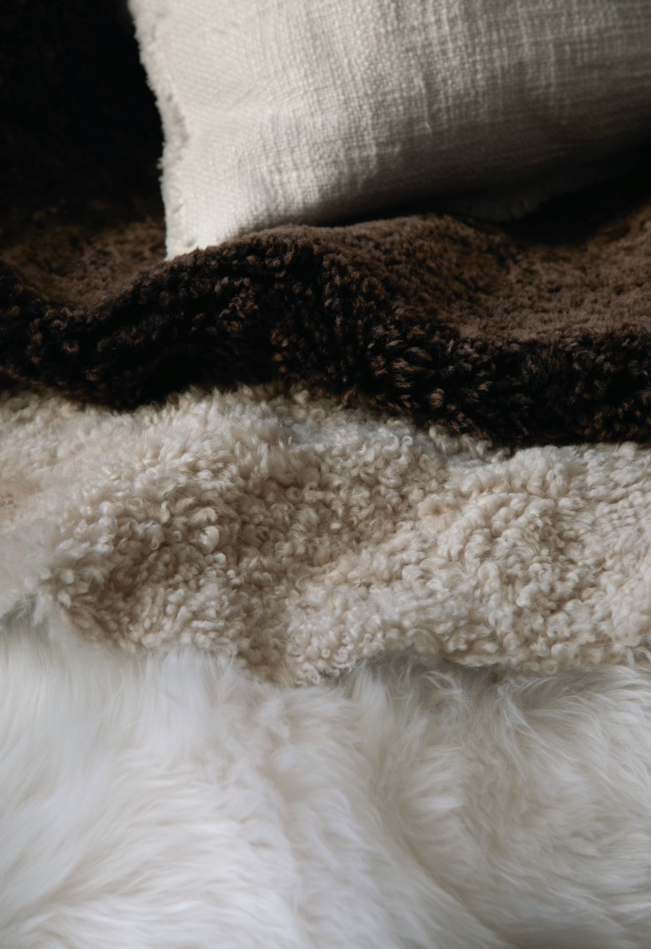 Fårskinn mörkbrun - 4