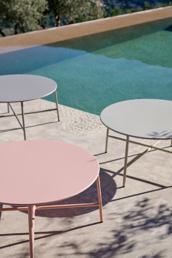 Trädgårdsbord taupe - 2