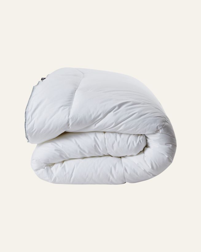 Varmt fibertäcke vit - 150x210 cm vit - 1