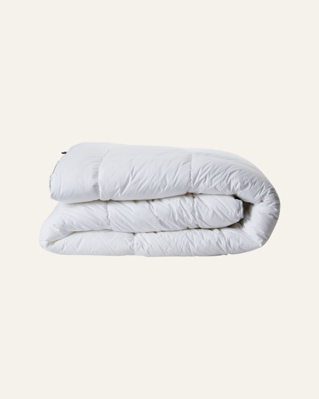 Medelvarmt fibertäcke vit - 230x220 cm vit - 1