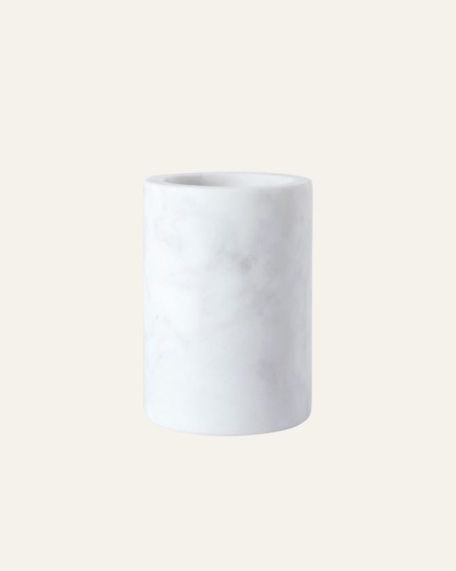 Tandborstmugg vit - 7x7x10 cm vit - 1