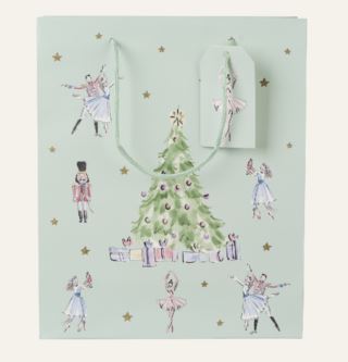 Nutcracker presentpåse ljusgrön