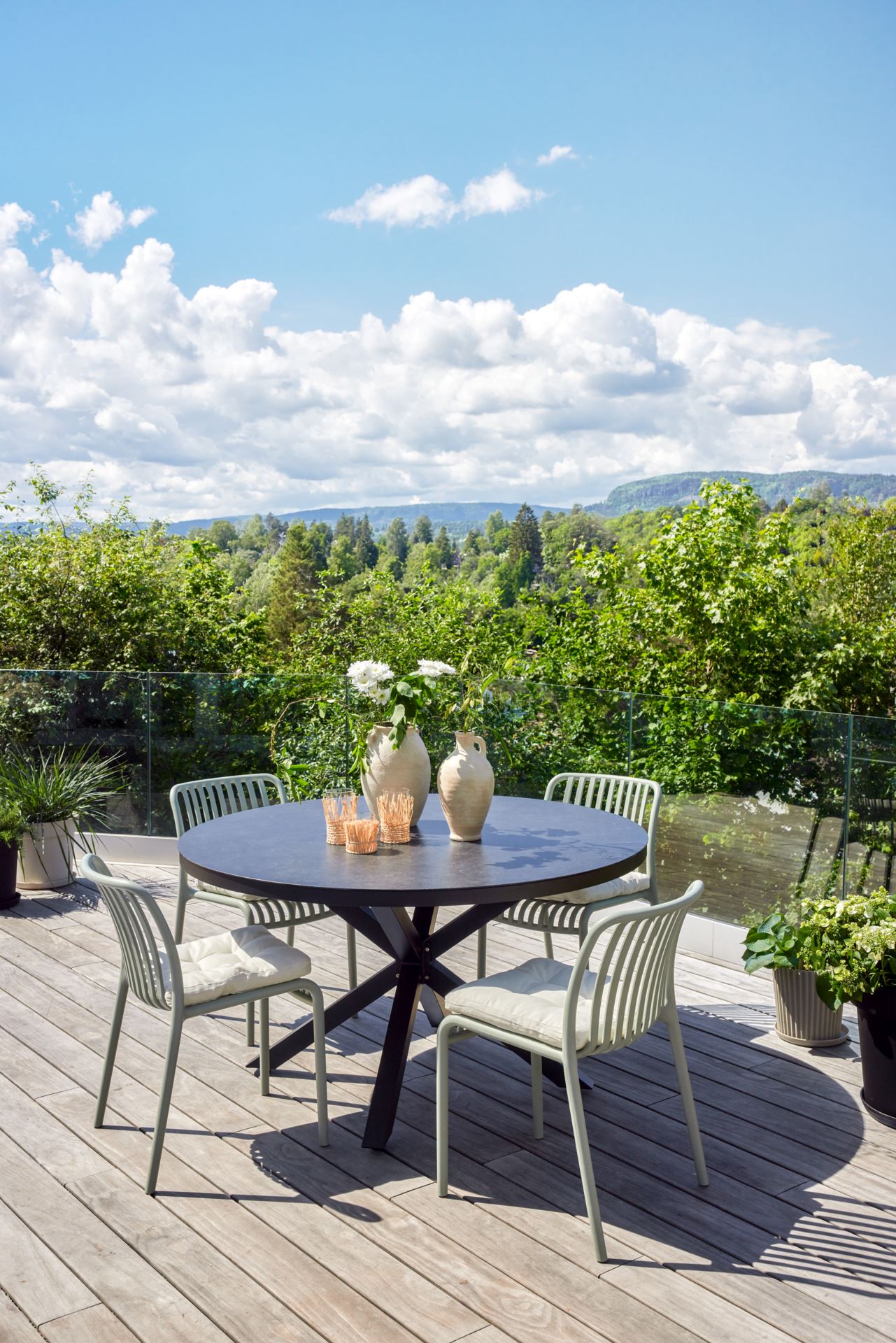 Trädgårdsbord svart - 2